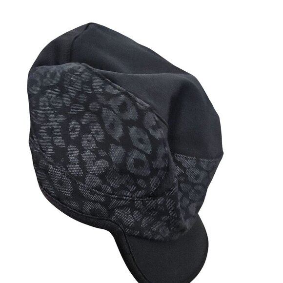 Adidas Adizero Cap Black & Gray Leopard Print Sports Cap Womens Running Marathon - Picture 5 of 7